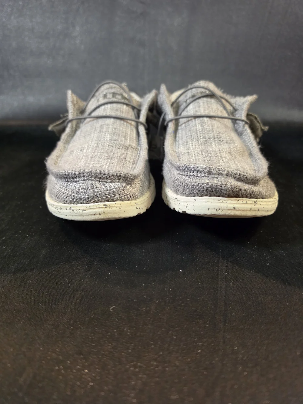 Hey Dude Wally Sox Grey Casual Loafers Men's Size 11 Slip On Comfort Shoes